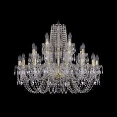 Хрустальная люстра 1402/16+8+4/300 G Bohemia Ivele Crystal