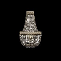 Хрустальное потолочное бра 19282B/H2/20IV GW Bohemia Ivele Crystal