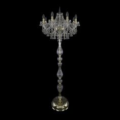 Торшер 1409T1/8/195-160 G Bohemia Ivele Crystal