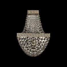 Хрустальное потолочное бра 19322B/H1/20IV GW Bohemia Ivele Crystal