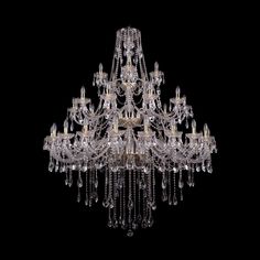 Хрустальная люстра 1415/20+10+5/530/3d G Bohemia Ivele Crystal