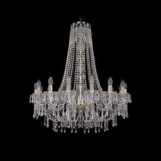 Хрустальная люстра 1403/16/300/h-95 G Bohemia Ivele Crystal