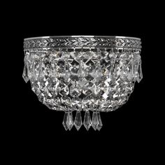 Хрустальное потолочное бра 19271B/20IV NB Bohemia Ivele Crystal