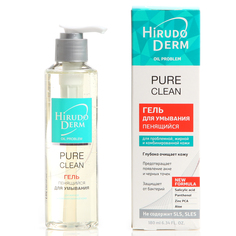Гель для умывания Hirudo Derm Pure Clean 180 мл