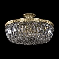 Хрустальная люстра 19041/45IV G Bohemia Ivele Crystal