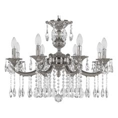 Хрустальная люстра 72208/8/210 A Ni Bohemia Ivele Crystal