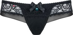 Пикантные трусики-панти с бантиком, 151215 Obsessive
