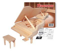Модели для сборки Мир Деревянных Игрушек Пианино