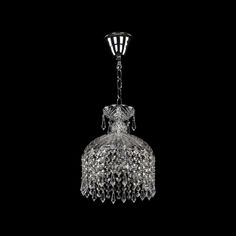 Люстра хрустальная подвесная 14781/22 Ni Drops Bohemia Ivele Crystal