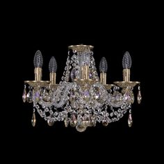 Хрустальная люстра 16106/5/141 FP K801 Bohemia Ivele Crystal