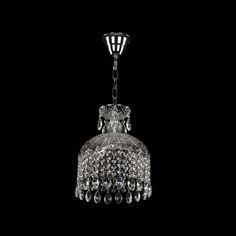 Люстра хрустальная подвесная 14781/22 Ni Bohemia Ivele Crystal