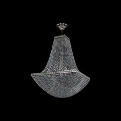 Хрустальная люстра 19322/H2/55IV Ni Bohemia Ivele Crystal