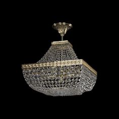 Хрустальная люстра 19282/H1/35IV G Bohemia Ivele Crystal