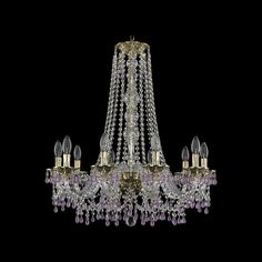 Хрустальная люстра 16110/10/240/h-75 G V7010 Bohemia Ivele Crystal