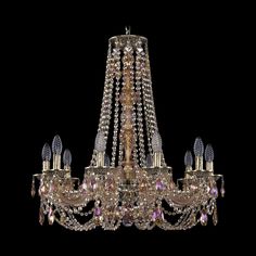 Хрустальная люстра 16106/10/240/h-75 G M777 Bohemia Ivele Crystal