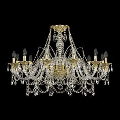 Хрустальная люстра 16111/12/360 G Bohemia Ivele Crystal