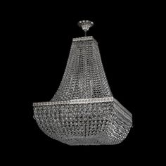 Хрустальная люстра 19012/H2/55IV Ni Bohemia Ivele Crystal