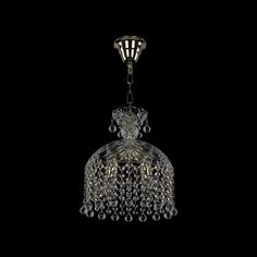 Люстра хрустальная подвесная 14783/24 G Balls Bohemia Ivele Crystal