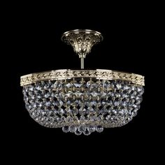 Хрустальная люстра 19283/35IV G Bohemia Ivele Crystal