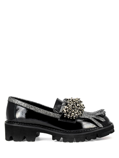 Лоферы женские Just Couture 74866 черные 37 RU