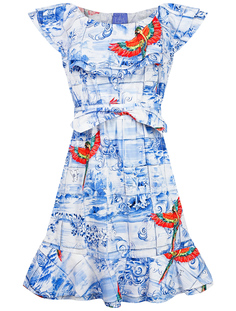 Платье STELLA JEAN цв. синий/красный, р. 164