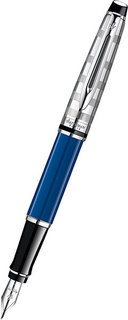 Перьевая ручка Waterman Expert 3 DeLuxe Obsession Blue CT, толщина линии F, никеле-паллади
