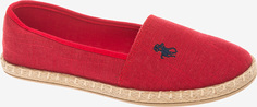 Эспадрильи женские Crosby 407352/01-04Z красные 36 RU