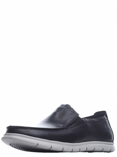 Мокасины мужские quattrocomforto 110-01MV-017K черные 45 RU