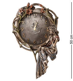 Панно-часы "Девушка и лилии" WS-941 Veronese