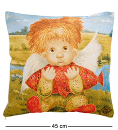 Подушка гобеленовая "Ангел успеха" 45х45 Artangels