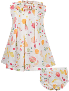 Платье Aletta цв. кремовый/оранжевый/розовый, р. 74