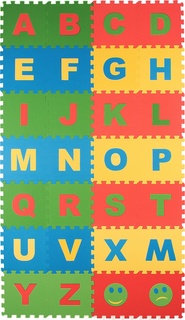 Коврик-пазл детский ECO COVER Английский Алфавит, 25x25