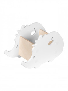 Карандашница KETT-UP ДОМИК ПАРИЖ ECO, серый/ ручка натур