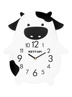 Часы детские настенные KETT-UP DESIGN ZOO Коровка