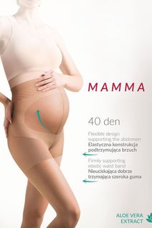 Колготки женские Gabriella 109 Mamma бежевые 2