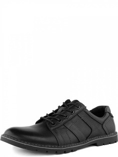 Полуботинки мужские quattrocomforto 187-92MV-017KT черные 41 RU