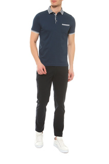 Футболка-поло мужская A.TESTONI 98403 синяя 56