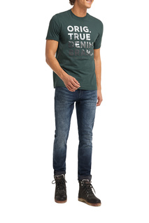 Футболка мужская Mustang 1010354 зеленая XL