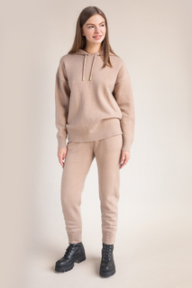 Худи женское Vilatte D39.467 бежевое 54