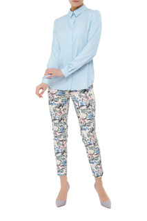 Рубашка женская YARMINA 16-J10-1074-1080 голубая 48