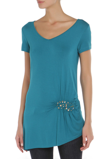 Футболка женская Apart 332027 голубая 38-166