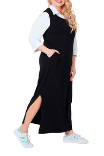 Повседневное платье женское Sparada ПЛ_БОНИ_01 черное 48-50