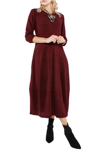 Повседневное платье женское KATA BINSKA Gita 201020 бордовое 44-46