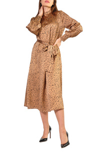 Вечернее платье женское Forus 19045-1 коричневое 50