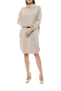 Повседневное платье женское Peserico S92096F12 бежевое 46