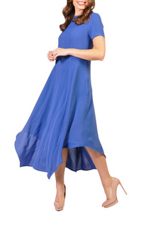 Повседневное платье женское Forus 19041 синее 52-170