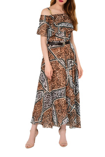 Повседневное платье женское Caterina Leman SU9760B бежевое 46