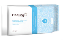 Салфетки влажные очищающие Healing derm 50 шт.