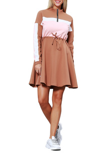 Повседневное платье женское KIDONLY КУП-022КС/ коричневое 42-170