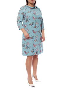 Повседневное платье женское Riani 736342-2999/480 голубое 40